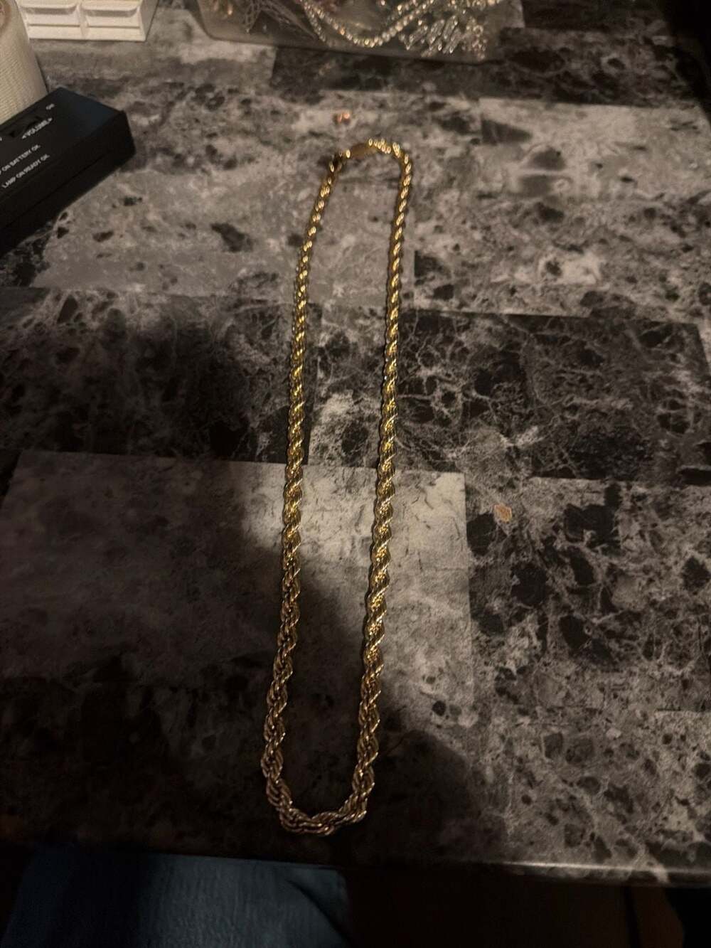 24" GOLD FILLED ROPE New